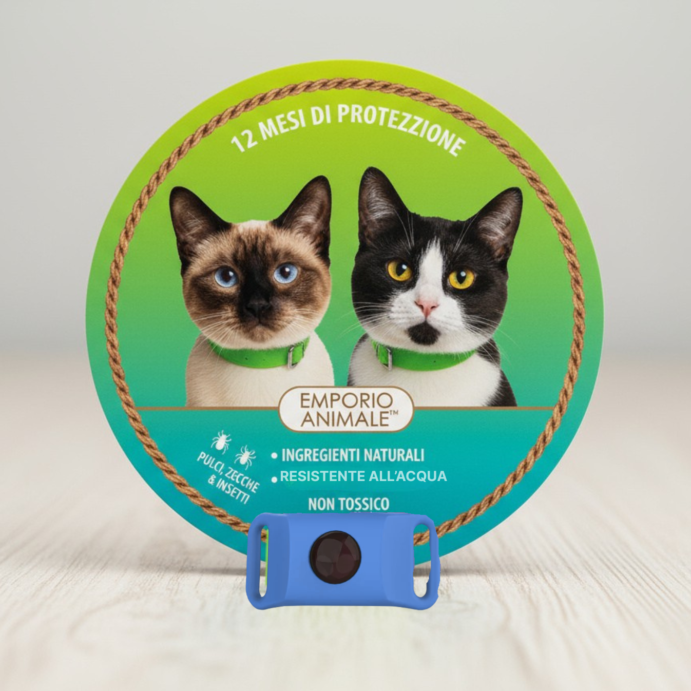 BuddyNest PuroPaws™ – Collier anti-parasites naturel pour chats