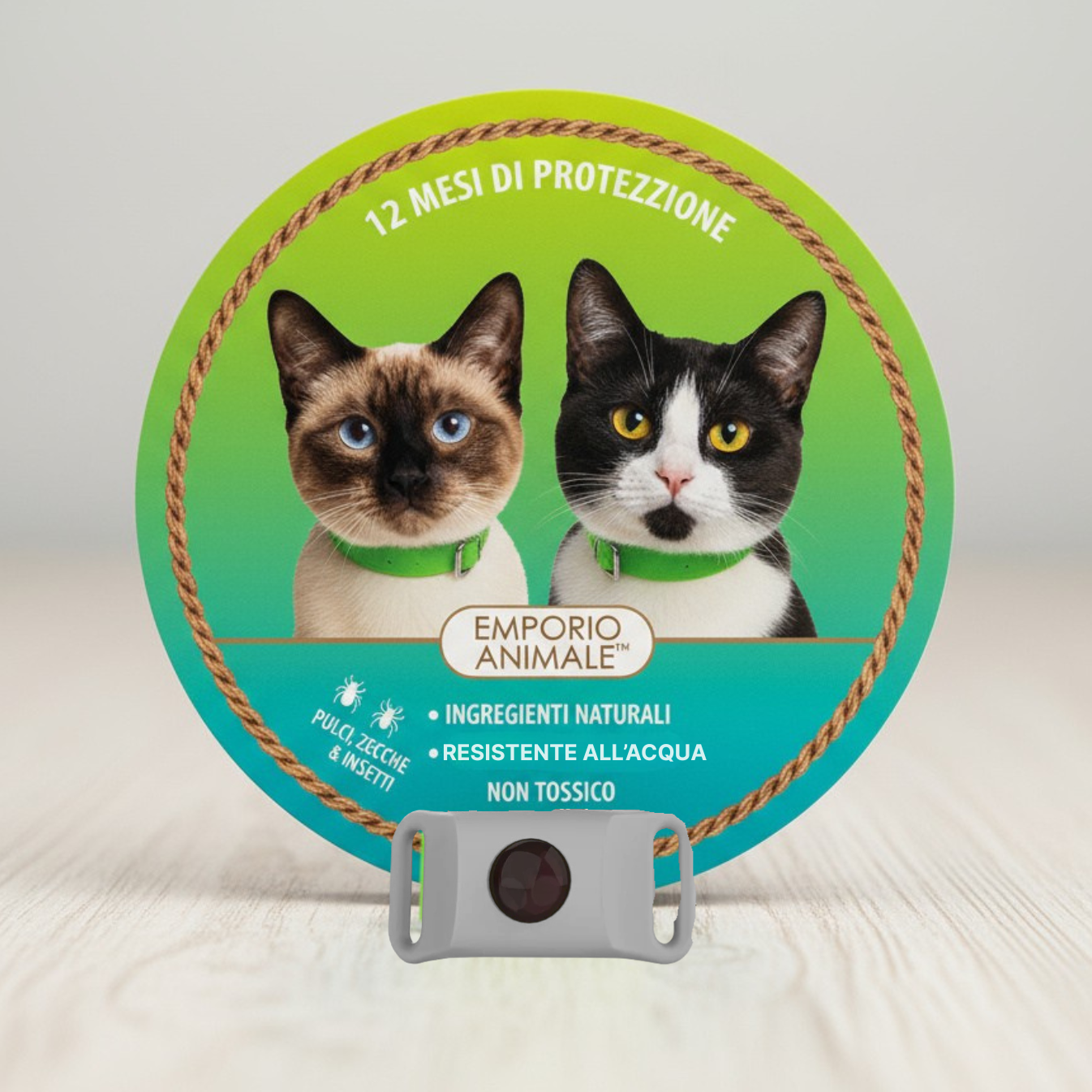 BuddyNest PuroPaws™ – Collier anti-parasites naturel pour chats