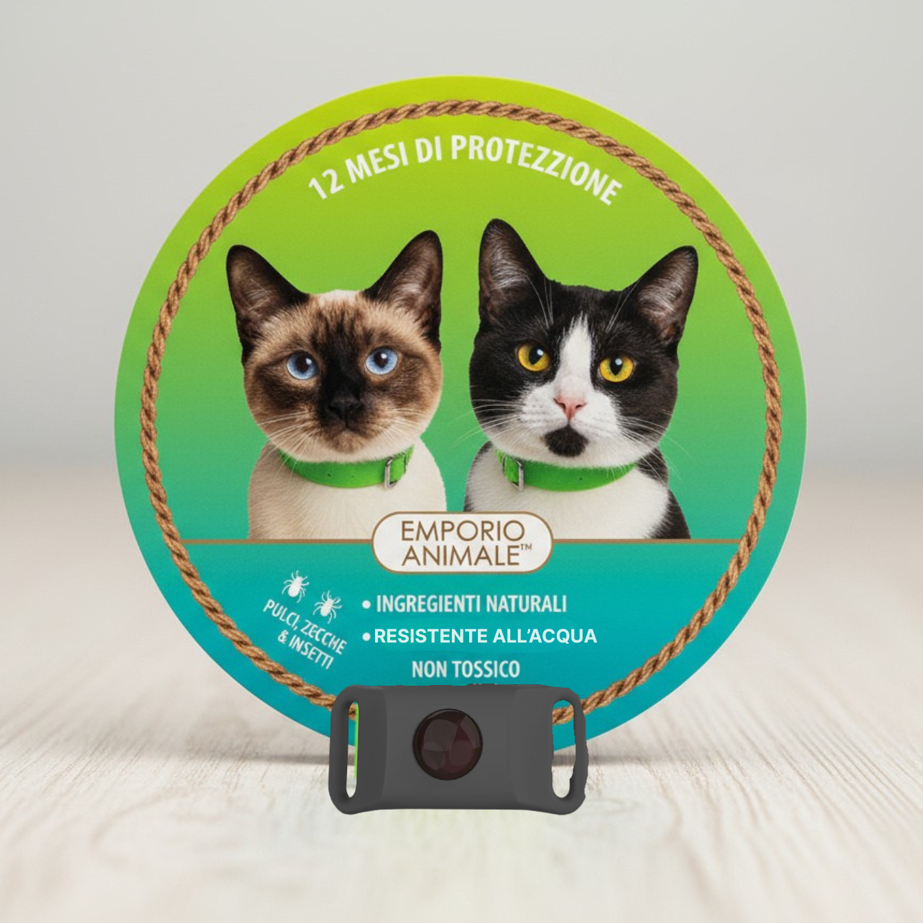 BuddyNest PuroPaws™ – Collier anti-parasites naturel pour chats