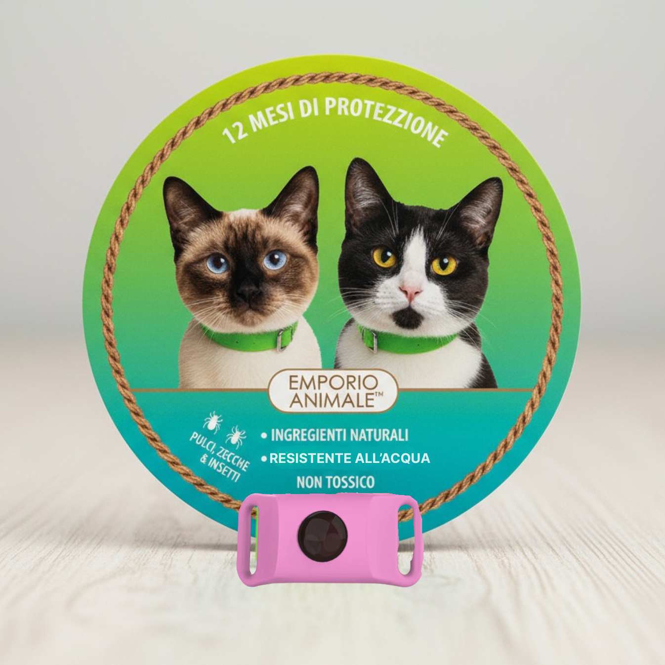 BuddyNest PuroPaws™ – Collier anti-parasites naturel pour chats