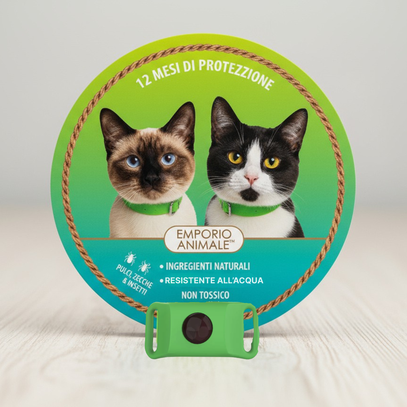 BuddyNest PuroPaws™ – Collier anti-parasites naturel pour chats