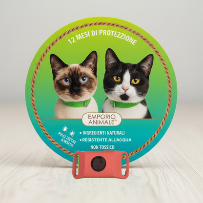 BuddyNest PuroPaws™ – Collier anti-parasites naturel pour chats