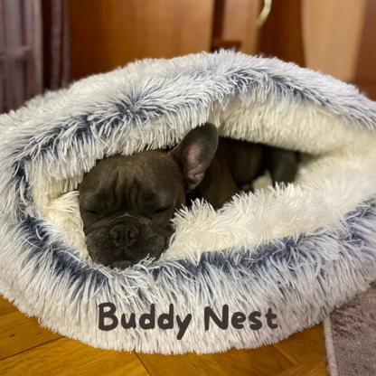 BuddyNest Nid de couchage luxueux – Pour chats et petits chiens