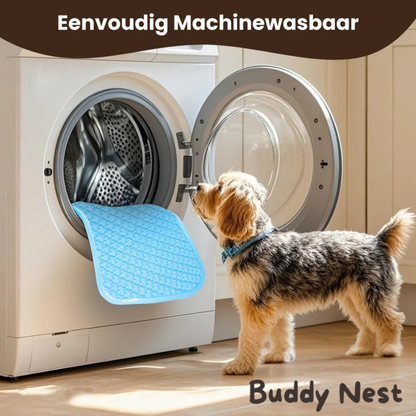 BuddyNest CoolSleep – Tapis de repos auto-rafraîchissant pour animaux de compagnie