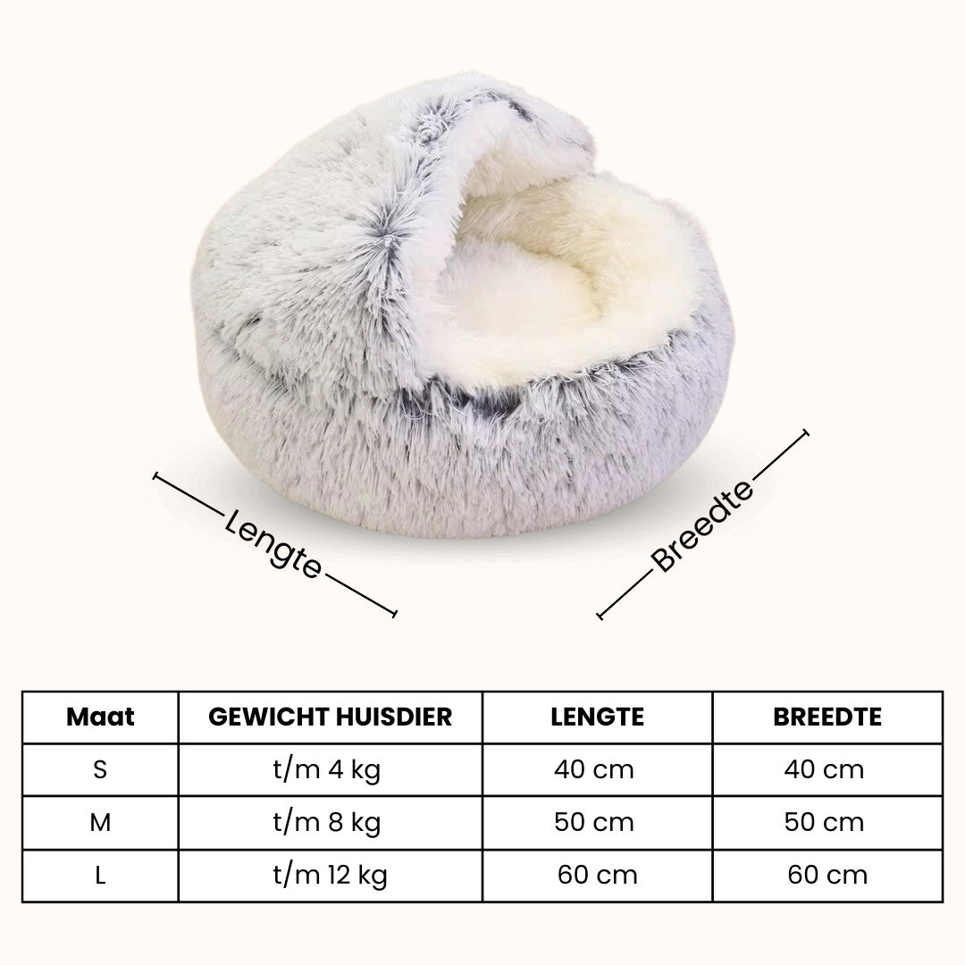 BuddyNest Nid de couchage luxueux – Pour chats et petits chiens