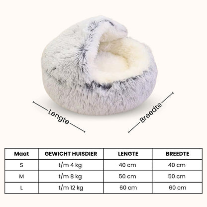 BuddyNest Nid de couchage luxueux – Pour chats et petits chiens