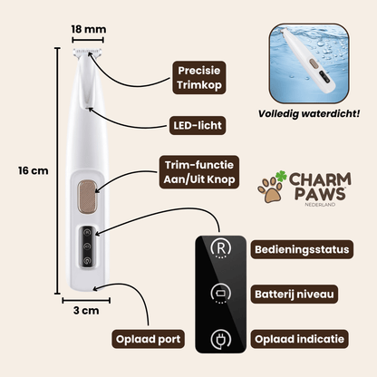 BuddyNest Tondeuse – Tondeuse de précision professionnelle pour animaux de compagnie