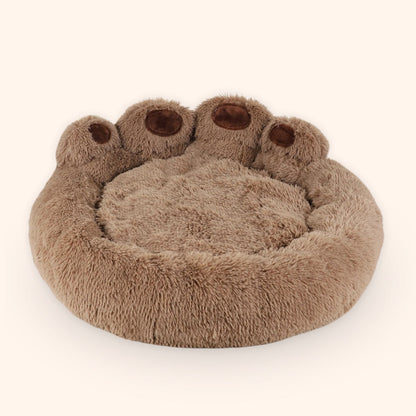 BuddyNest Panier de couchage doux en forme de patte – Pour chiens & chats