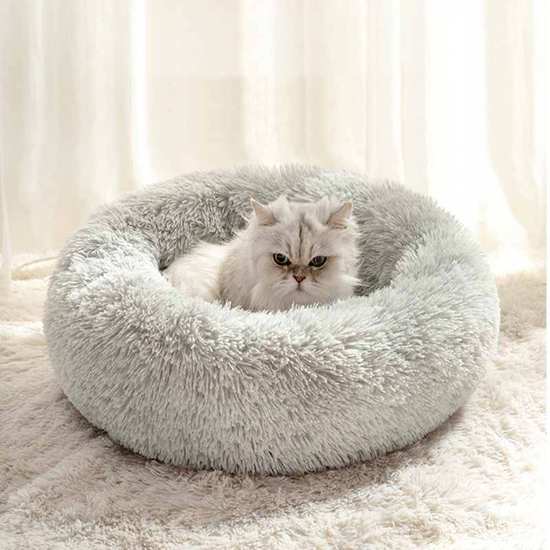 BuddyNest Lit Cloud en peluche – Pour chats et petits chiens